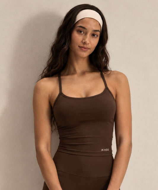 NOOR Tank Bra - Chocolate Brown