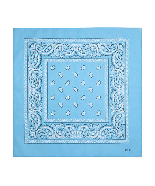 Bandana Head Scarf - Light Blue