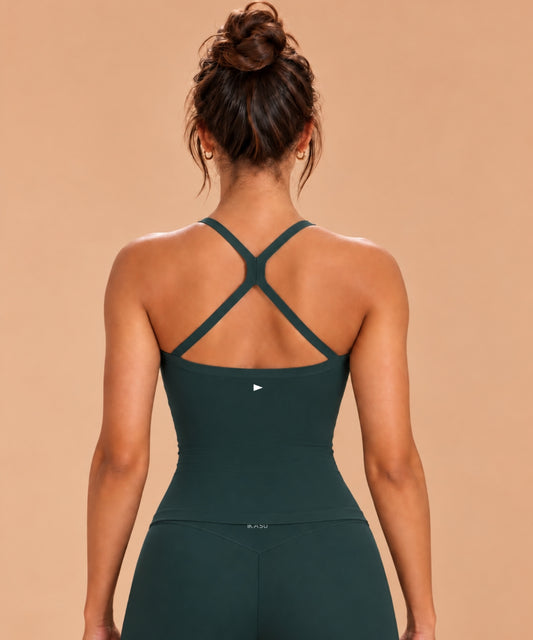 IBIZA Sculpt Tank Bra - Forest Green
