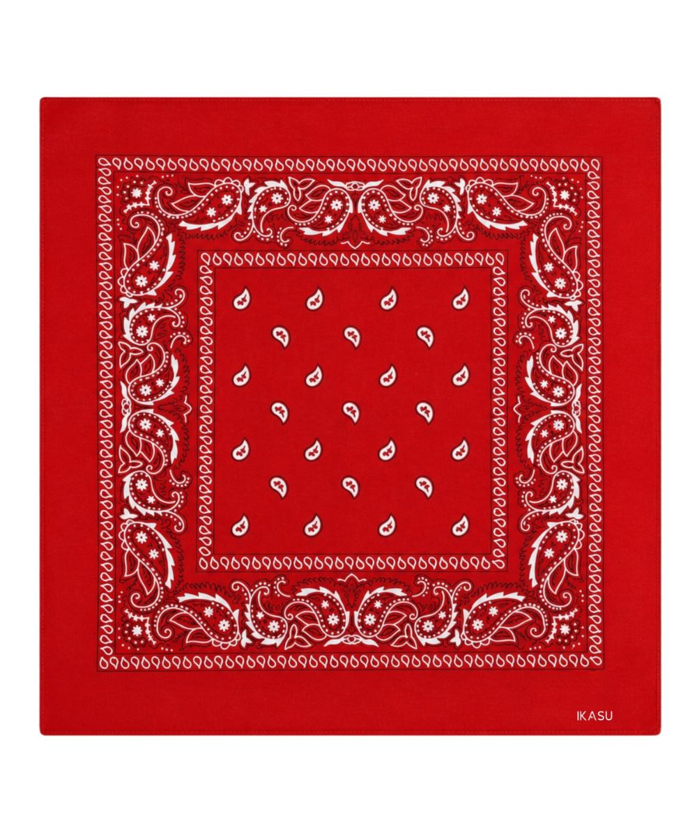 Bandana Head Scarf - Red
