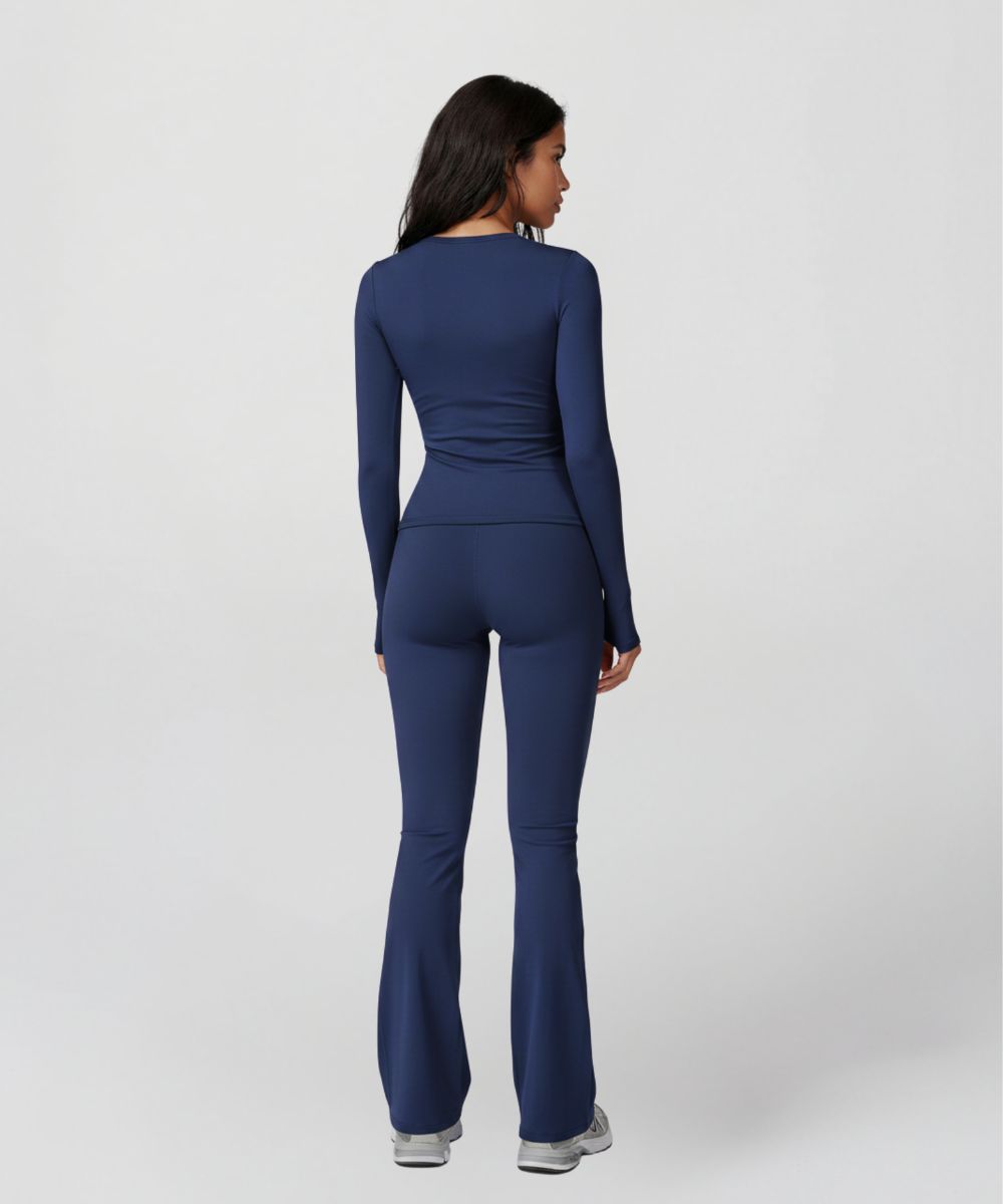 LOVE Sculpt Flare Pants - Navy Blue