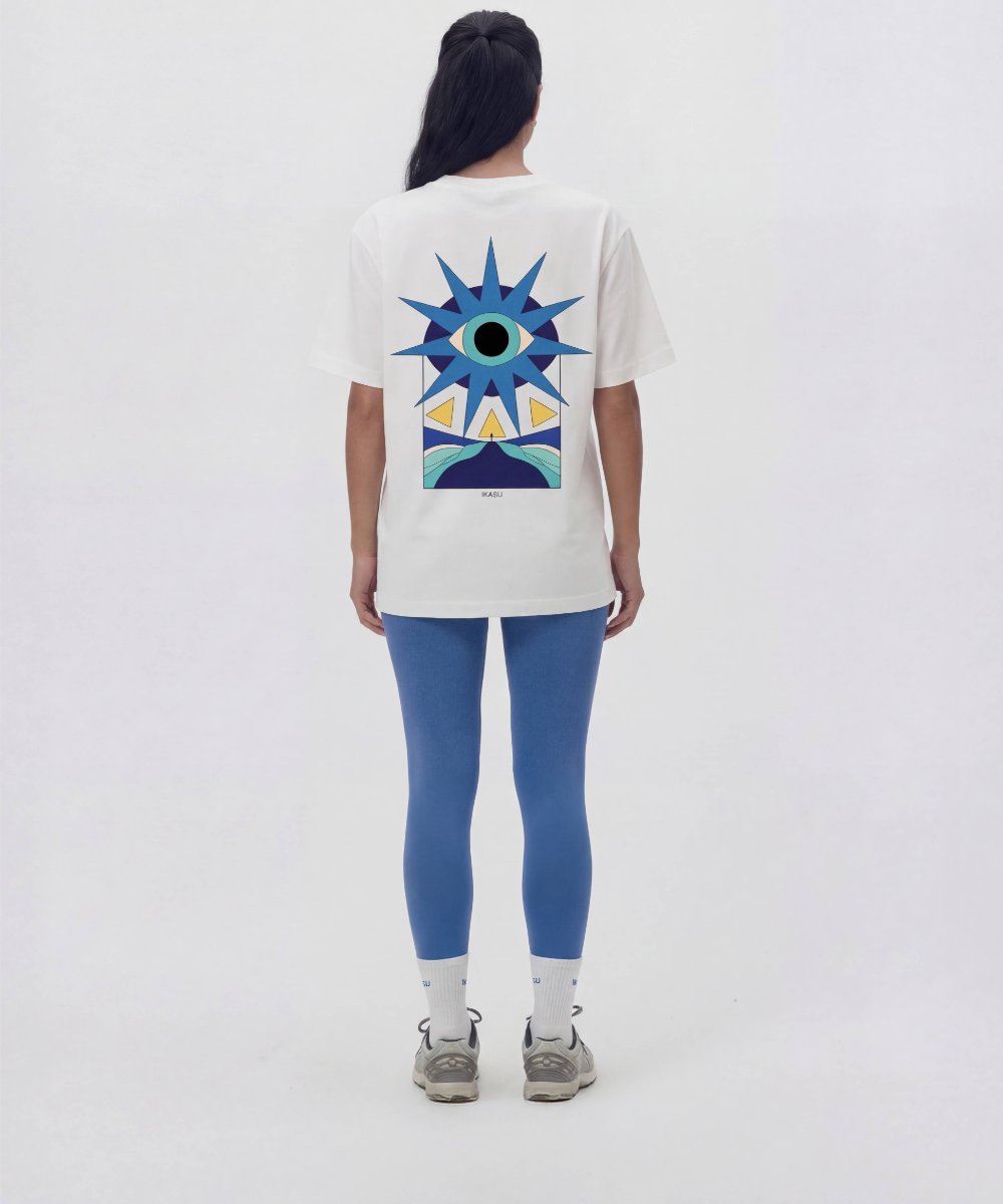 The Horizon of Aaru Oversized T-shirt - White