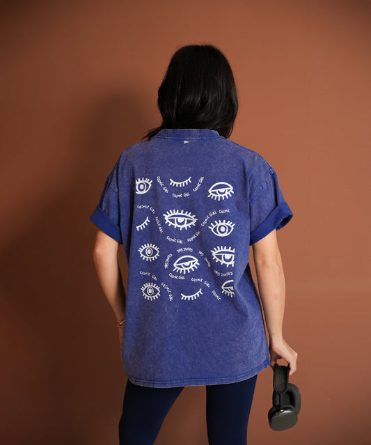 I've Got My Eyes on You T-Shirt – Blue