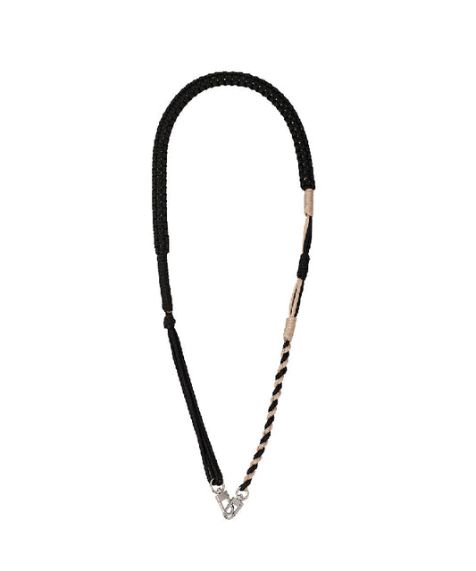 Crossbody Phone Strap - Black/Beige