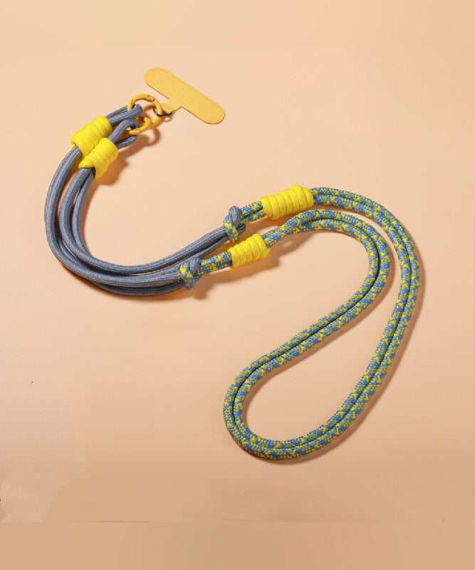 Crossbody Phone Strap - Blue/Yellow