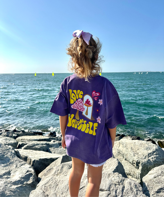 Love yourself T-shirt-Kids - Purple