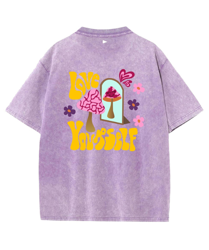 Love yourself T-shirt-Kids - Purple