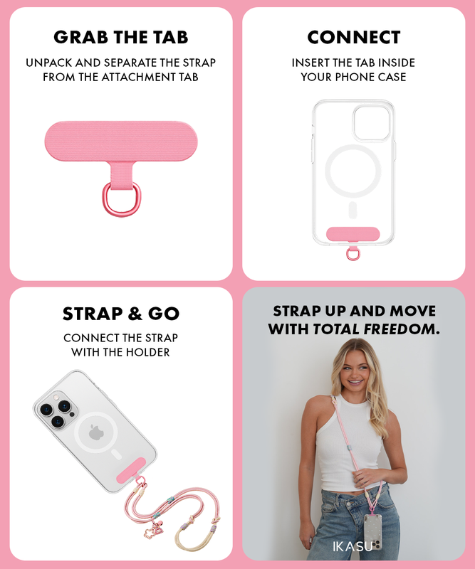Flower Phone Strap - Terracotta