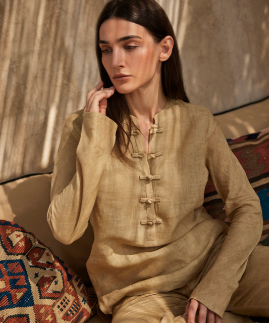 MBK DUBAI Linen Set - Sand