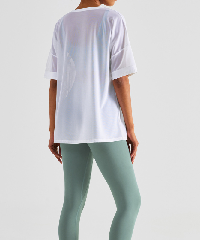 TAMARA Antibes Mesh Top - White