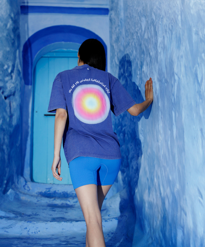 Cosmic Feelings T-Shirt - Blue