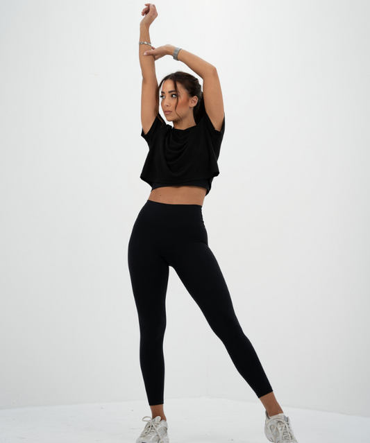 Capri Tank Top - Black