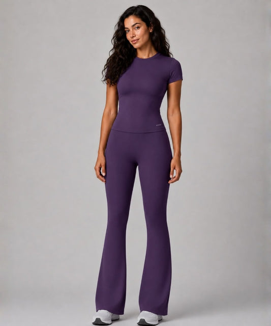 LOVE Sculpt Short Set - Deep Purple