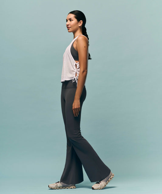 Noor Sleeveless Mesh Top- White