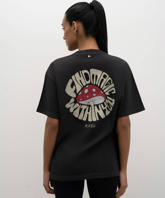 Find Magic Within You T-shirt - Washed Grey