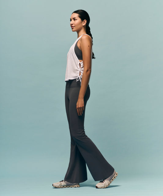 NOOR Flare Pant - Dark Grey