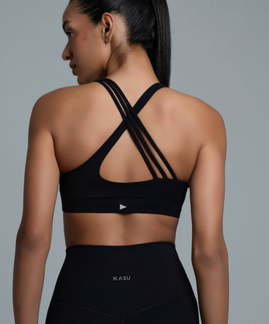 Find Magic Within You Crossed Bra - Black
