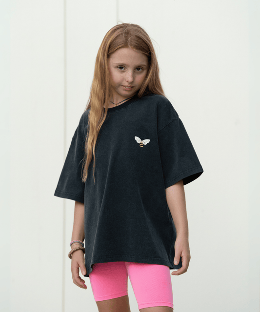 For flowers, the bees is the messenger of love T-Shirt - Kids -Black