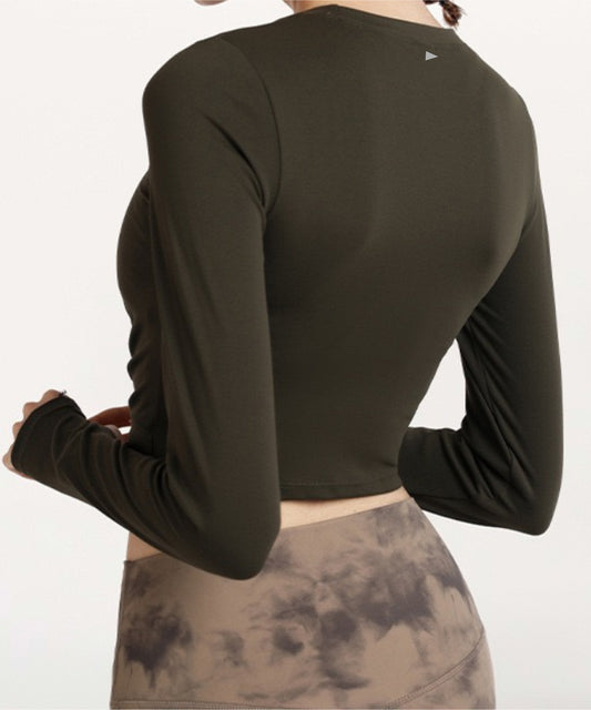 The Dancer Top - Dark Khaki