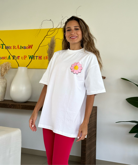 DANA Flower T-Shirt - White