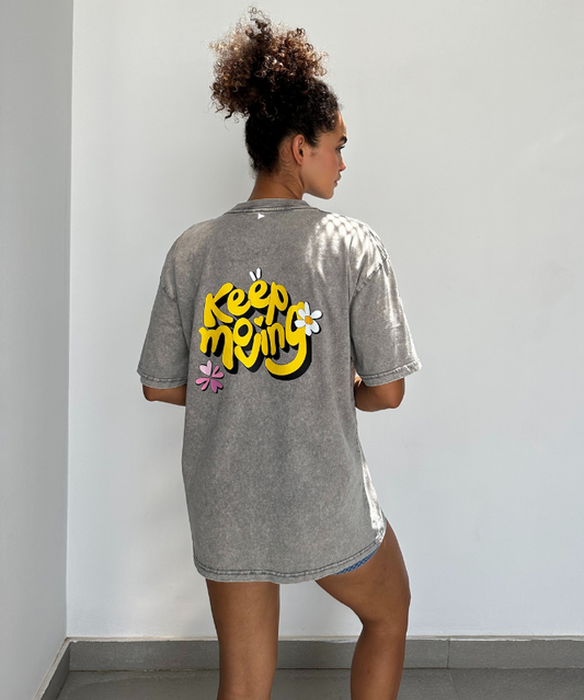 Keep Moving T-Shirt - Grey