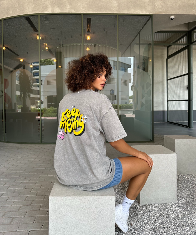 Keep Moving T-Shirt - Grey