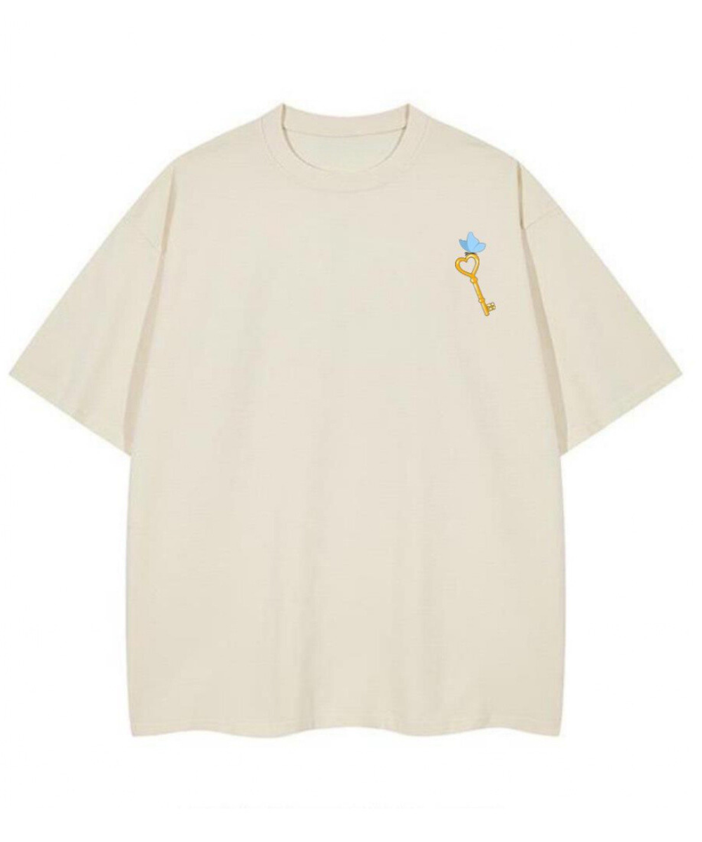 Love is the key to happiness T-Shirt - Off white