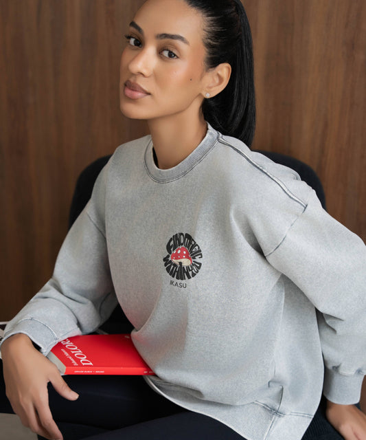 Find Magic Within You Sweatshirt - Light Grey