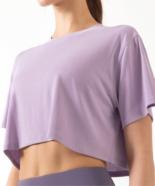 Como Crop Top - Purple
