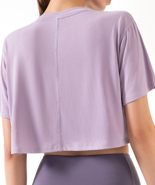 Como Crop Top - Purple