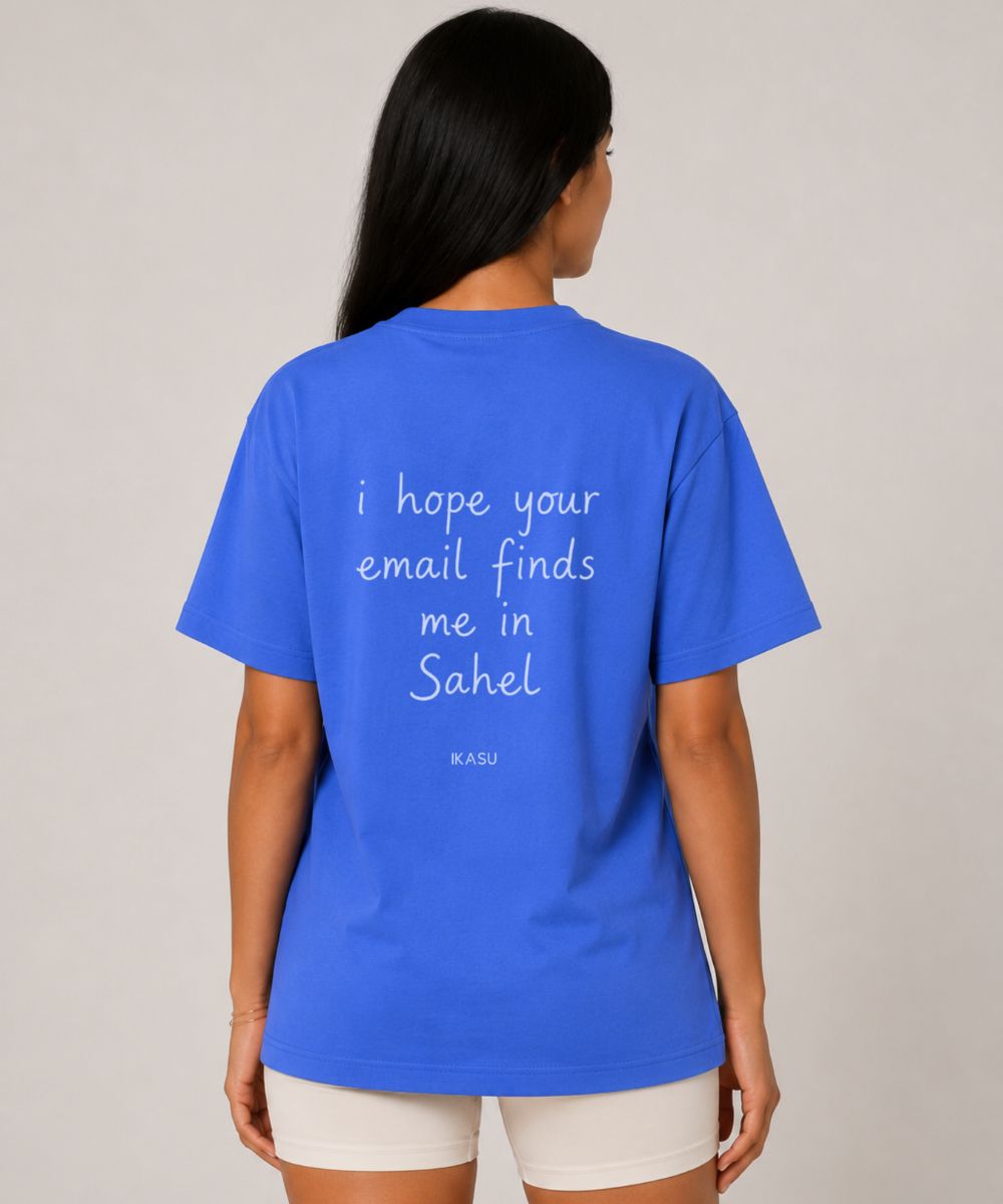 Sahel Oversized T-shirt - Blue