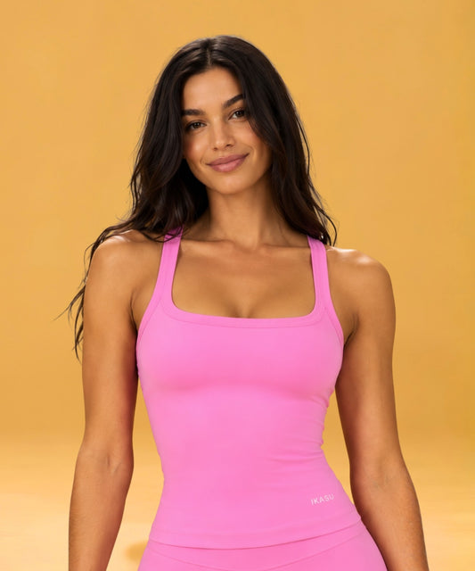 IBIZA Sculpt Tank Bra - Bubblegum Pink