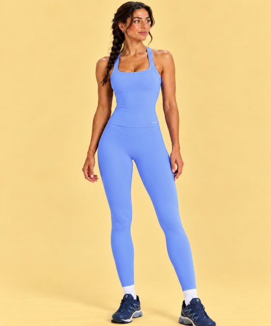 IBIZA Sculpt Leggings - Lilac Blue