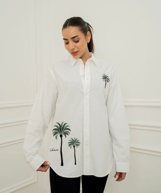 Palm of Arabia Shirt - White