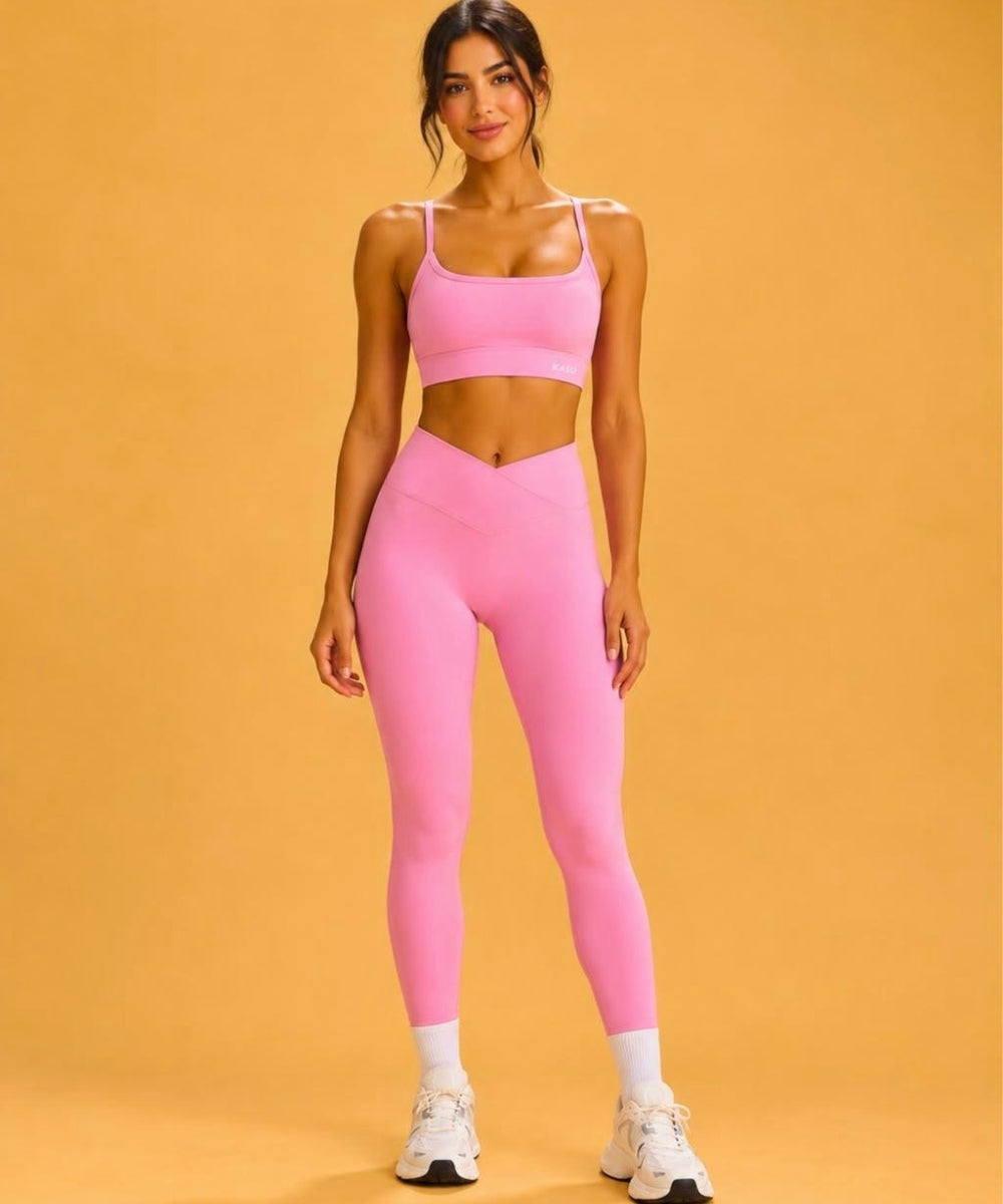 IBIZA Sculpt Leggings V - shaped - Bubblegum Pink