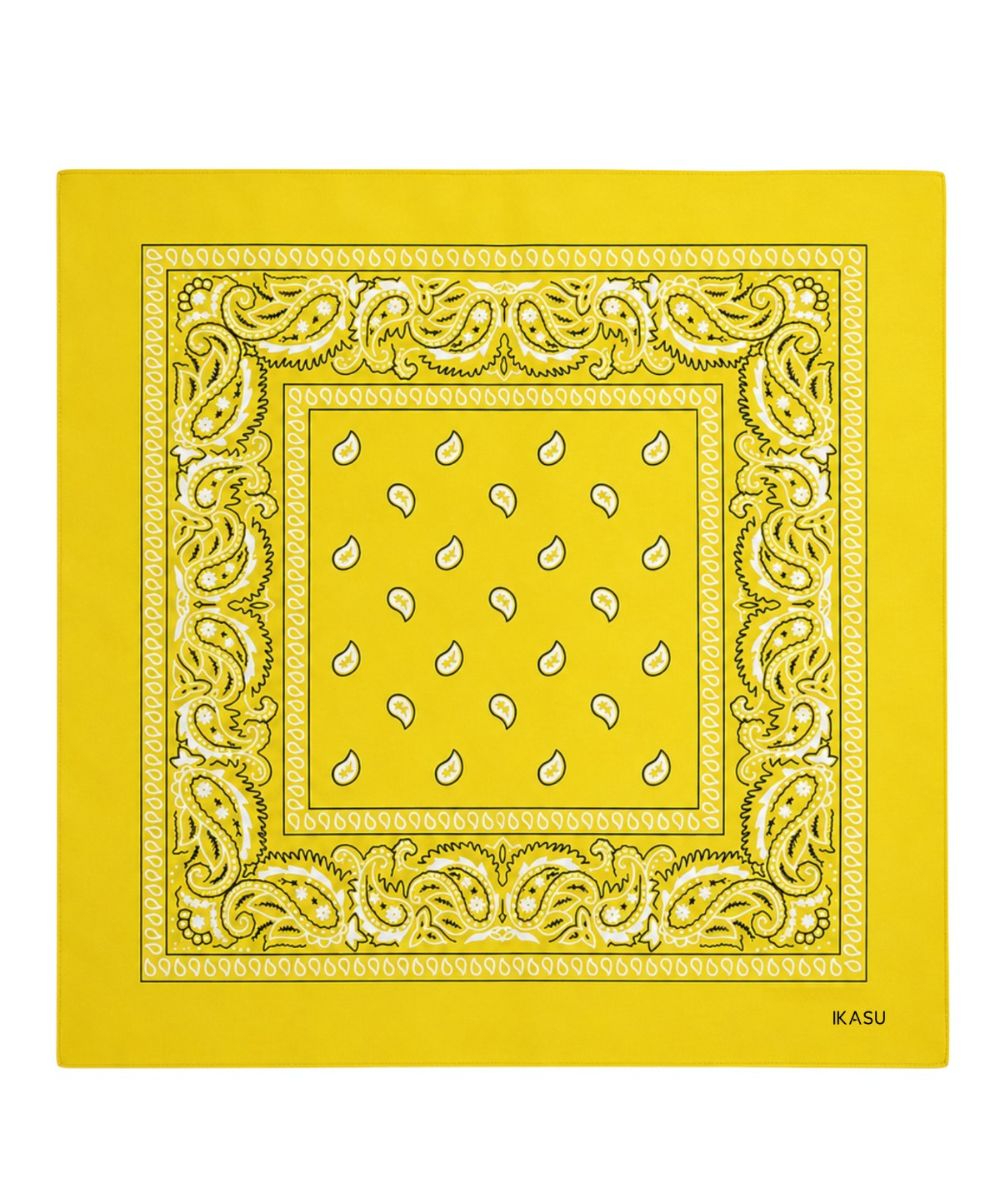 Bandana Head Scarf - Yellow
