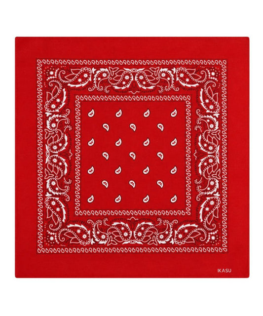 Bandana Head Scarf - Red