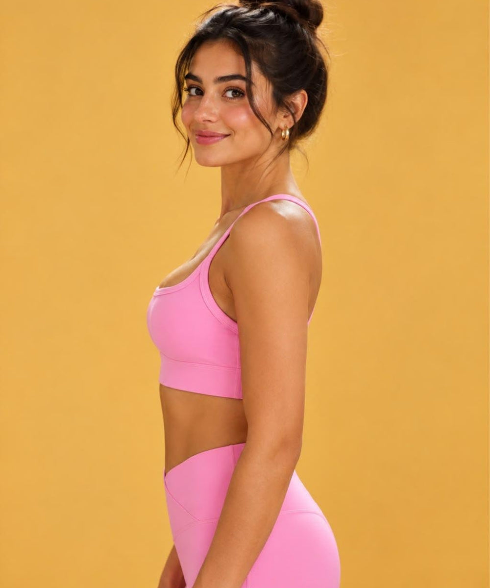 IBIZA Sculpt Sports Bra - Bubblegum Pink