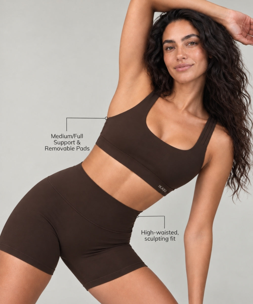 NOOR Shorts - Chocolate Brown