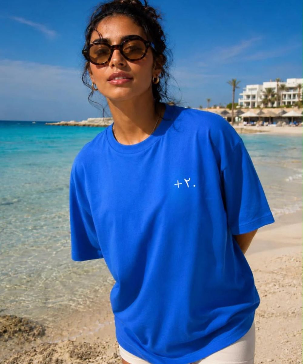 Sahel Oversized T-shirt - Blue