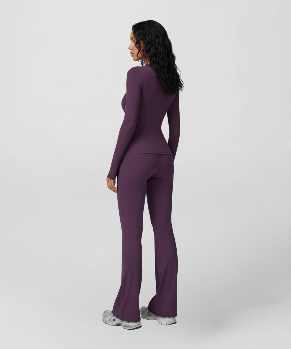 LOVE Sculpt Long Sleeve Top - Deep Purple