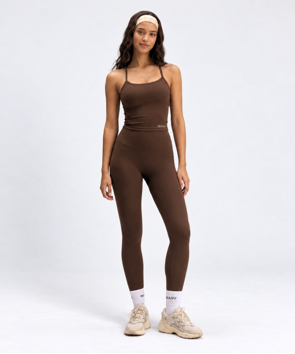 NOOR Tank Bra - Chocolate Brown