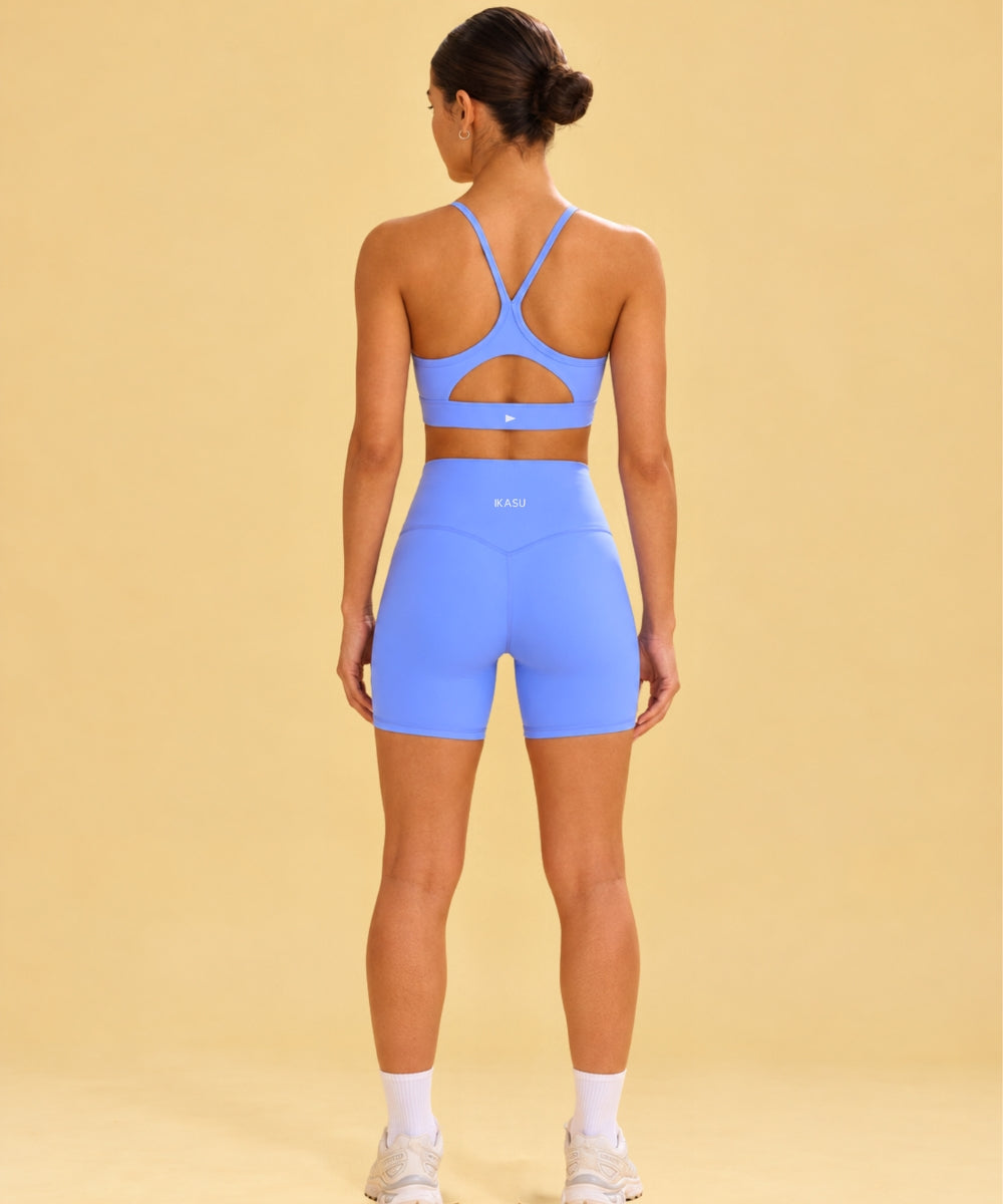 IBIZA Sculpt Sports Bra - Lilac Blue