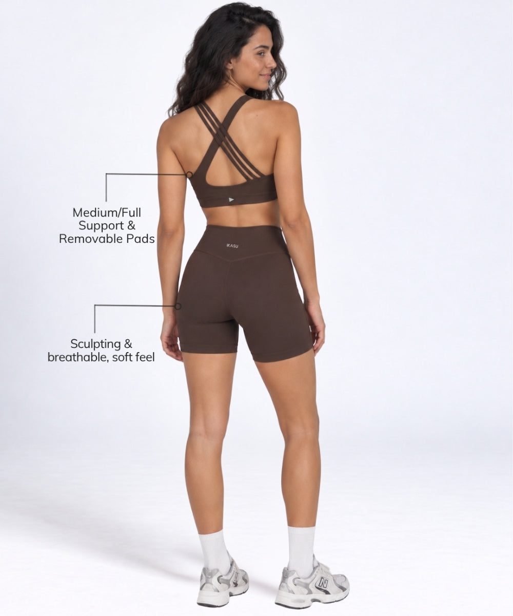 NOOR Shorts - Chocolate Brown