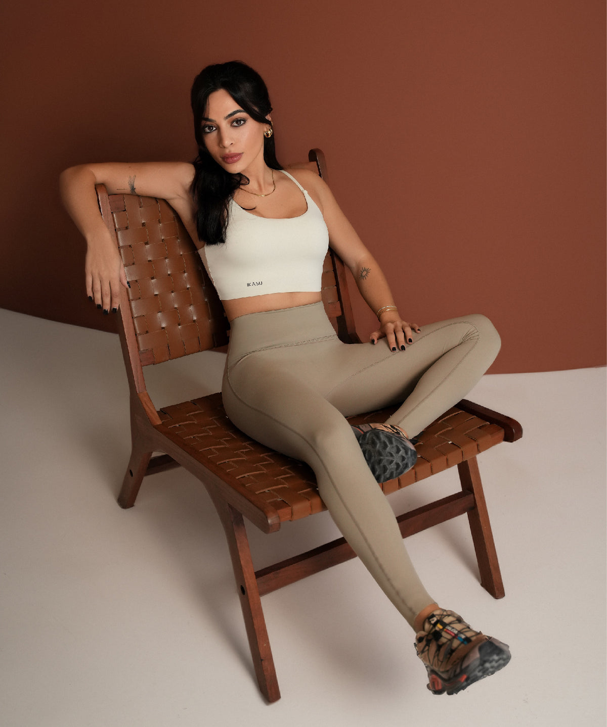 Sicily Leggings - Taupe