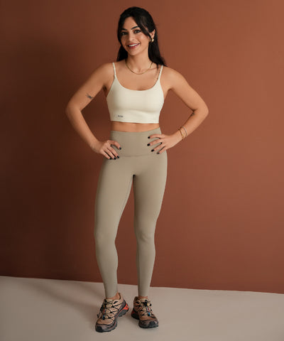 Sicily Leggings - Taupe