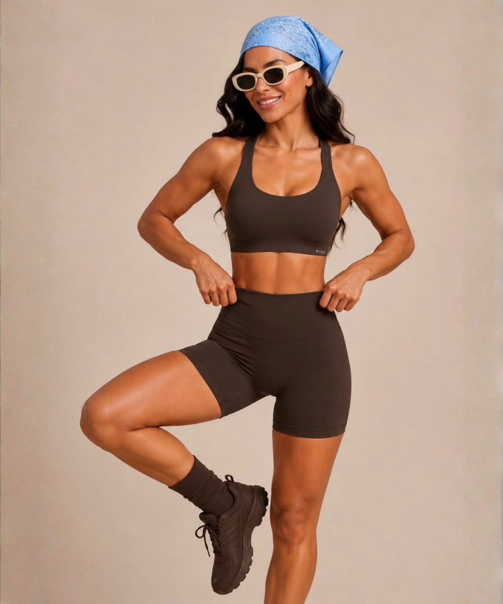 NOOR Shorts - Chocolate Brown