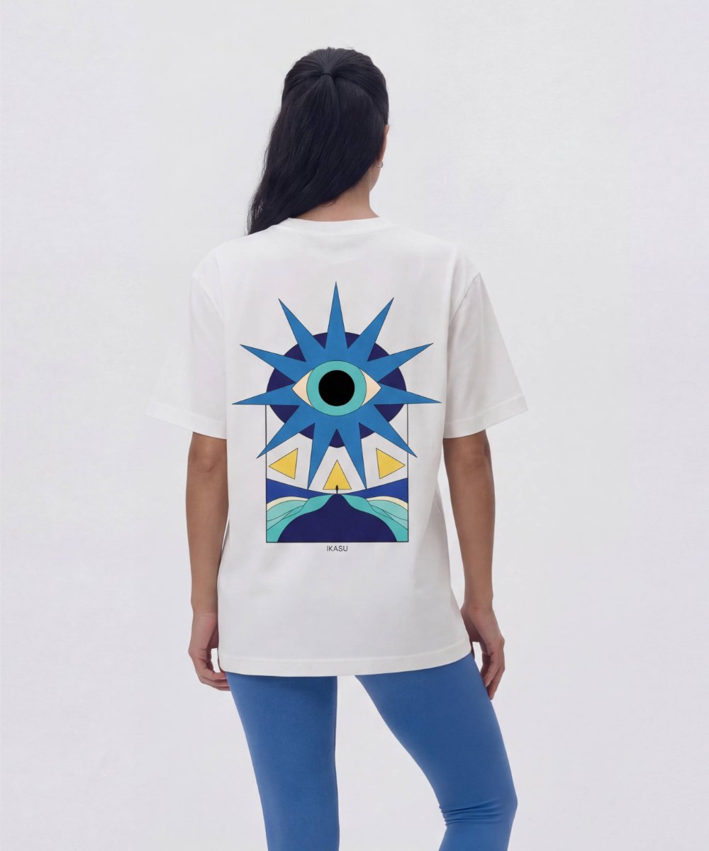The Horizon of Aaru Oversized T-shirt - White