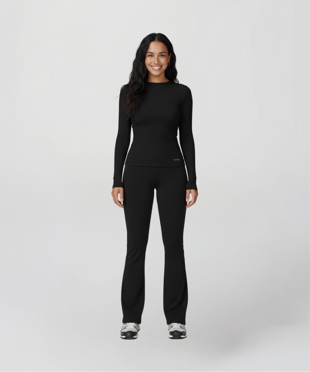 LOVE Sculpt Flare Pants - Black