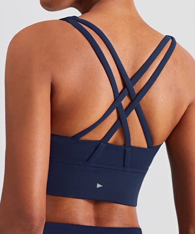 Paris Sports Bra - Navy